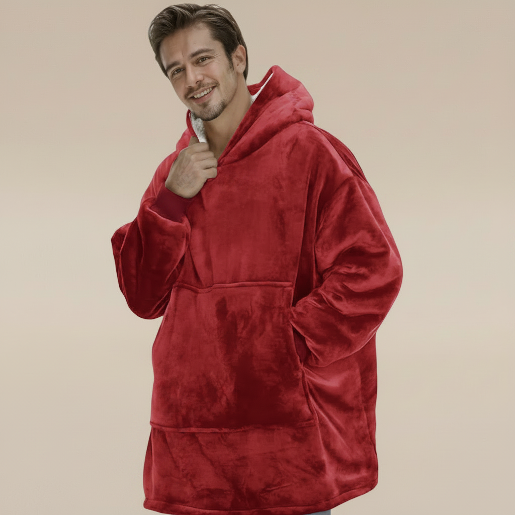 Red Hoodie with themed background